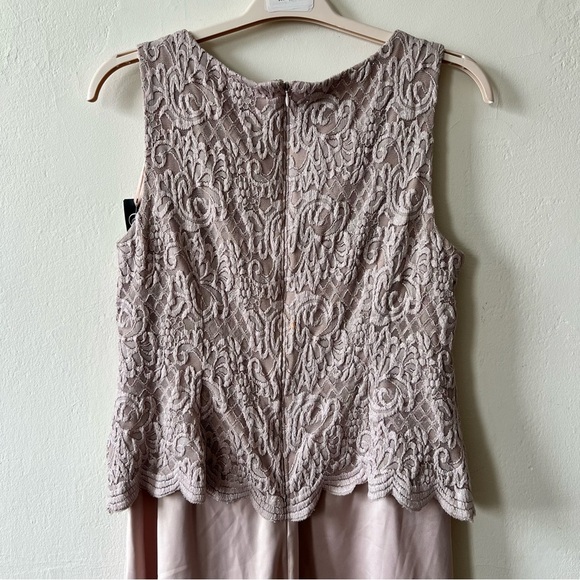 NWT Alex Evenings Purple Scoop Neck Maxi Dress | Size 14 - Picture 6 of 7